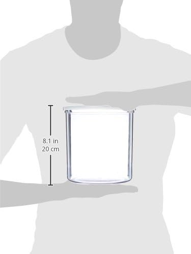 Cambro CCP27152 Clear 2.7 Qt Crock with Lid, Clear, Pack of 1
