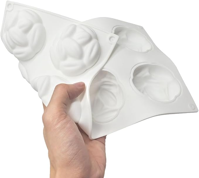 Silicone Mold for Baking Cakes,Soap Molds,Flower Shape Silicone Molds for Homemade French Dessert Mold for Pastry Chocolate,Jelly Chocolate Mold & Ice Cube Tray (G_ Coffee Beans)