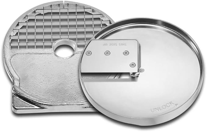 Waring Commercial 1/2" (12mm) Dicing Grid and Slicing Disc with Punch Tool for Dicing Grid