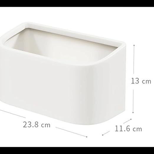 Hanging Trash Can, Kitchen Garbage Bin Waste Bins, Hanging Mini Trash Can for Kitchen Cabinet Door Small Trash Can Under Sink Wall Mounted Trash Can Mini Trash Can for Cabinet (Size : B)