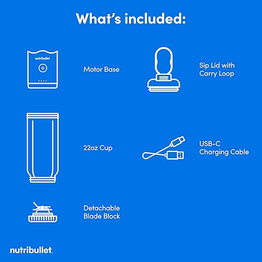 nutribullet Flex portable blender NBPB50200DV, Violet Purple
