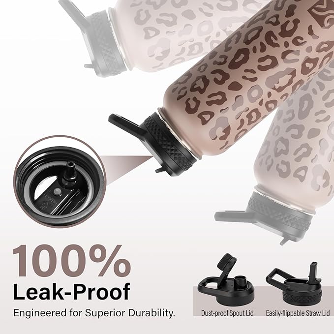 DYSANKY Insulated Water Bottle | Thickened Stainless Steel Vacuum Metal | Portable Sports Water Jug for Gym and Hiking with Straw, Carrier Bag, Handle Strap | BPA-Free 40 oz