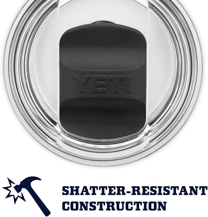 YETI Rambler 10 oz Wine Tumbler, Vacuum Insulated, Stainless Steel with MagSlider Lid, White