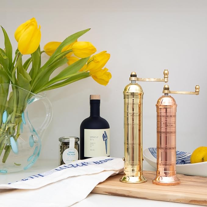 Alexander Home The Original European Mill (Brass, 9-Inch Pepper)