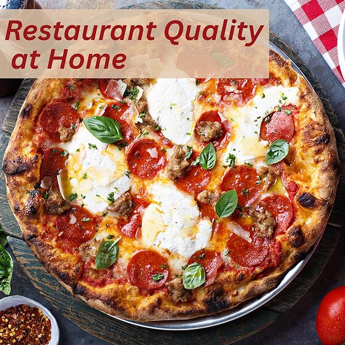 ThermiChef 16x16 Pizza Steel, 1/4" Thick, 17.6 lbs - Cooking Steel for Oven & Grill - Made in USA