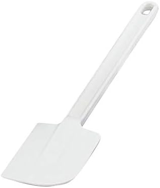 Vollrath 52009 9.5" White Scraper Rubber Spatula, 6 Pack