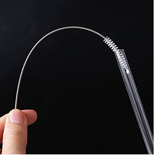 Drinking Straw Cleaner Brush 48 Pack.Extra Long 9.3 inch Pipe Cleaners, Straw Cleaning Brush for Tumbler, Sippy Cup, Bottle and Tube,230x10mm Reusable Metal Straw Cleaning Brush in Bulk (48Pack)