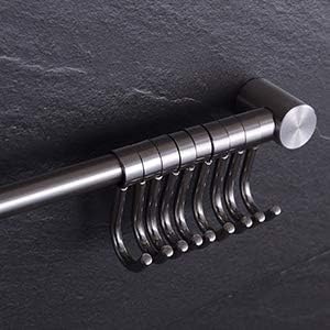 304 Stainless Steel Kitchen Rail Hooks Hangers Wall Mounted (Rod Hook)