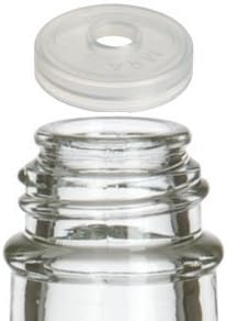 Hot Sauce Bottles with Shrink Bands, 5 Oz (Red Caps, 12 Pack)
