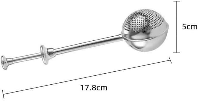 Silver 304 Stainless Steel Flour Powder Filter Spoon, Baker Dusting Wand For Sugar Flour Spices, Flour Sugar Powder Spoon Kitchen Tools Baking Sifters Baking Tools and Accessories, Baking Sifters