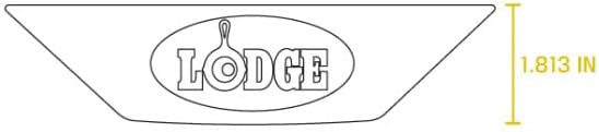 Lodge Silicone Assist Handle Holder - Dishwasher Safe Hot Handle Holder Designed for Traditional Lodge Cast Iron Dual Handle Products - Reusable Heat Protection Up to 450° - Blue