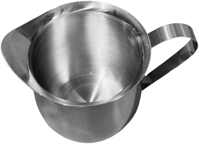 Rattleware 8 oz Brew Pitcher - Premium Stainless Steel Latte Art Milk Frothing Pitcher with Drip-Resistant Spout & Ergonomic Handle, Perfect for Baristas & Home Use - SET OF 6