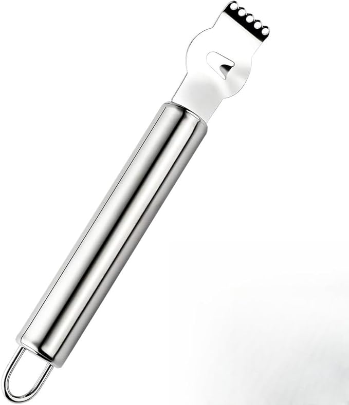 Lemon Zester Grater,Stainless Steel orange peeler tool with Channel Knife，5pack