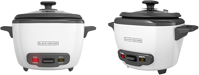 BLACK+DECKER 16-Cup Rice Cooker RC516, 8-Cup Uncooked Rice & 3-Cup Rice Cooker RC503, 1.5-cup Uncooked Rice Bundle