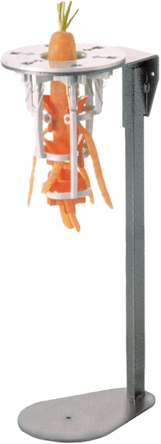 LOUIS TELLIER - Carrots Peeler on Stand - For large carrots up to Ø2.4 in - Stainless Steel Blade and Stand - High Efficiency
