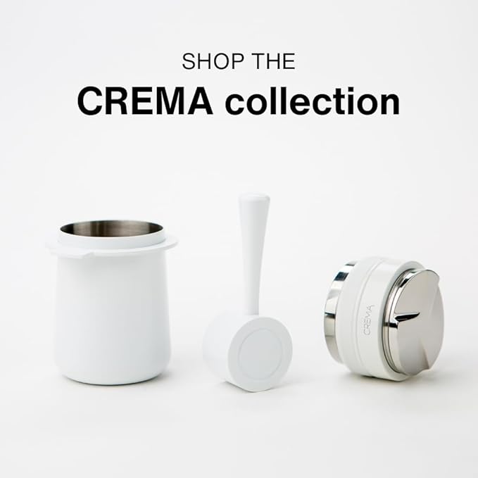 CREMA Coffee Products Replacement Steam Lever for Breville Espresso Machines | Ergonomic Stainless Steel Design | Compatible with Barista Express, Infuser, Barista Pro | White Finish