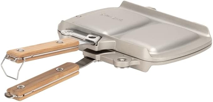 Snow Peak Tramezzino Sandwich Maker, Stainless Steel, Rectangular, Polished