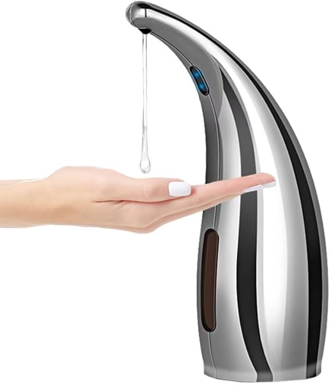 Soap Dispenser,Touchless Bath Kitchen Countertop Automatic Soap Dispenser with Infrared Motion Sensor,IPX6 Waterproof.Perfect for Bathroom and Kitchen.