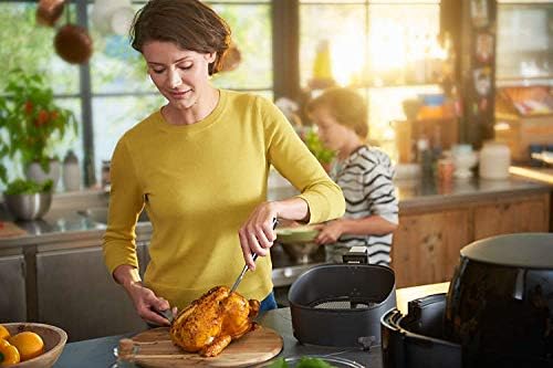 Philips Avance Collection XXL Digital Twin TurboStar Airfryer Black/Silver - HD9654/96 (Renewed)