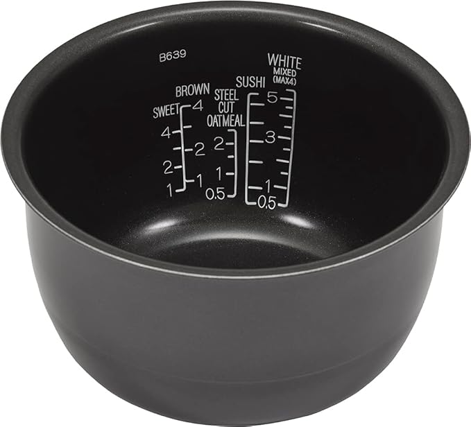 Zojirushi NW-QAC18 10-Cup Capacity Flat-Top Induction Cooker and Warmer with Custom Cooking Pan, Double Nonstick Coating for Easy Clean-Up (Black)