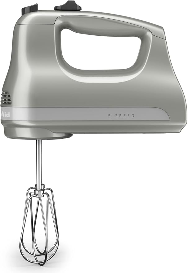 KitchenAid 5-Speed Ultra Power Hand Mixer - KHM512, Contour Silver (Pack of 2)