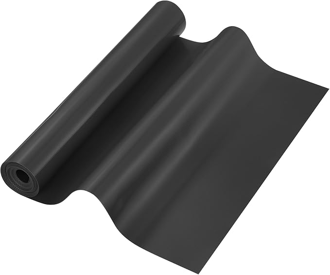 uxcell 11.8IN x 9.8FT Silicone Baking Mat Rolls, Heat Resistant Baking Mats, Non-Stick Pastry Mats, Non-Slip Countertop Mats, Refrigerator Liners Black
