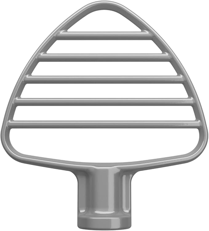 KitchenAid Classic Series 4.5 Quart Tilt-Head Stand Mixer K45SS, White & Pastry Tilt Head Stand Mixer Beater Attachment, Silver