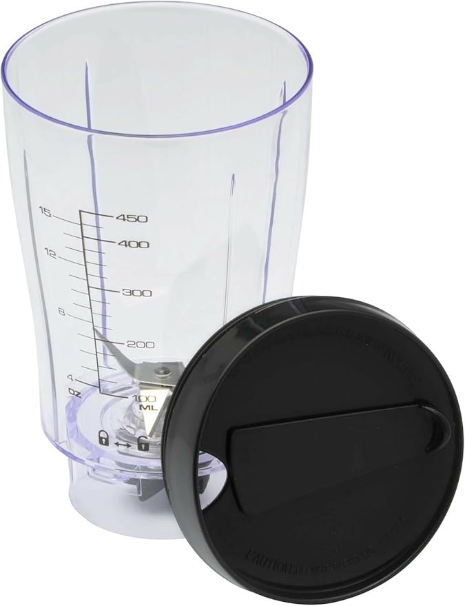 Kitchen Selectives 14-Ounce Mini Blender Color Series - Personal, Portable Blender for Fruit Smoothies & More - With Powerful Stainless Steel Blade & Drink Lid - Red