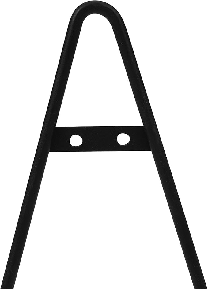 Milltown Merchants™ Metal Display Stand - Free Standing or Wall Mounted Decorative Plate Holder - Versatile Plate Hanger Stand - Black Metal Plate Stand (1 Pack, Medium)