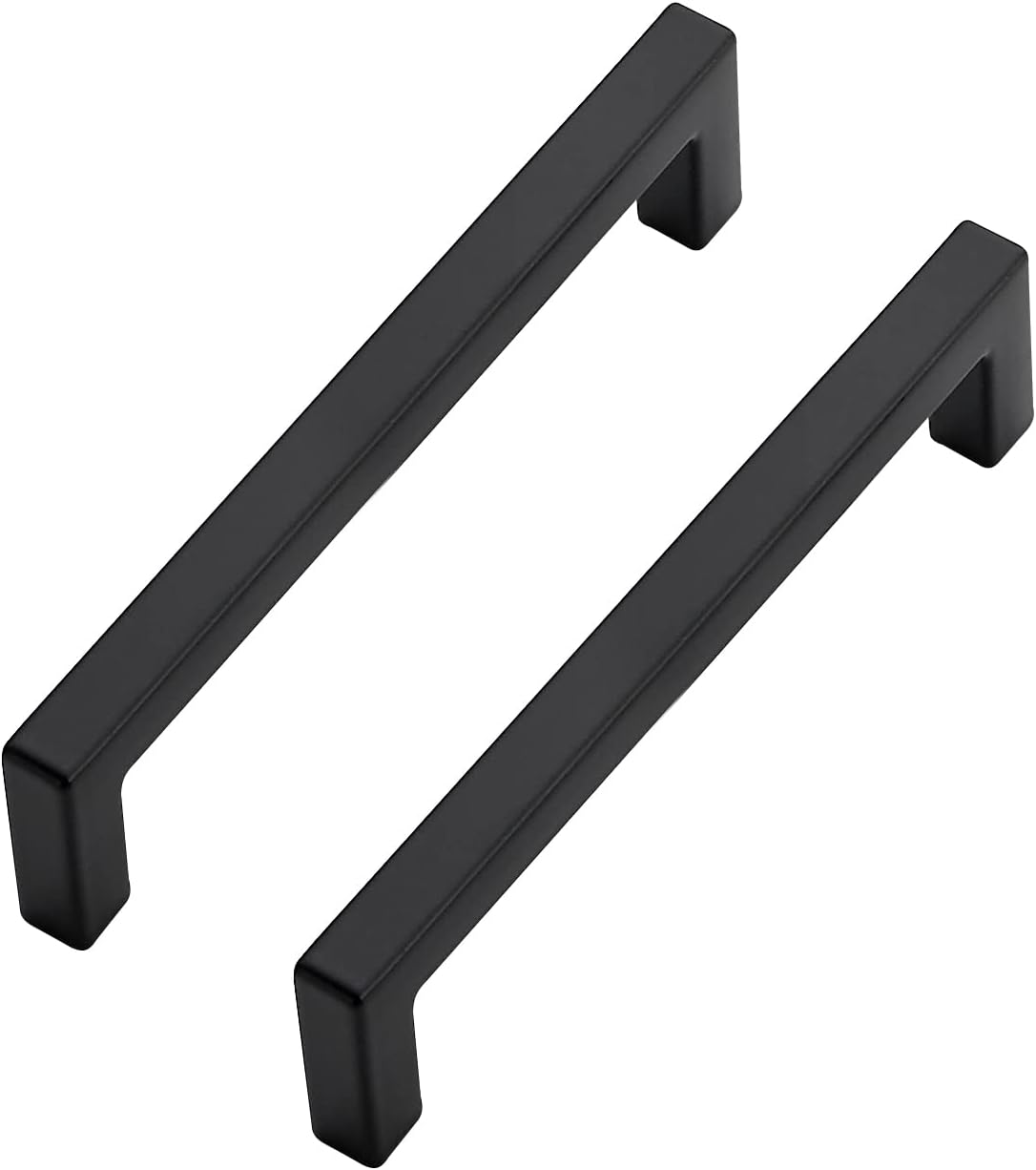 Ravinte 30 Pack Solid 4 Inch Center to Center Slim Square Bar Drawer Handles Kitchen Cabinet Handles Black Drawer Pulls Kitchen Cabinet Hardware Handles Matte Black Cabinet Pulls