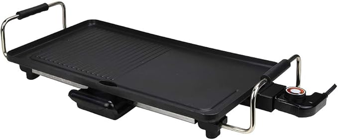 KOTO Electric Non-stick Removable BBQ Grill and Griddle (15.5"x11.5"), (18"x10")