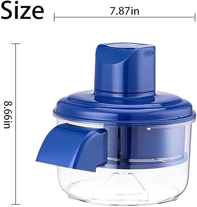Grape Peeling Machine, Electric Garlic Peeler Machine, Automatic small fruit peeler, Rechargeable Home Kitchen Aid Peeler for Grapes, Garlic, Tomato, Cherry (Blue)