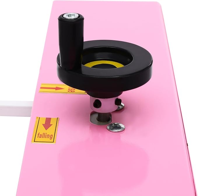 200W Electric Cake Decorating Machine, 110V Cake Spreading Machine Automatic Cake Coating Machine Speed: 30-200RPM for Cake Diameter: 4-12in (Pink)