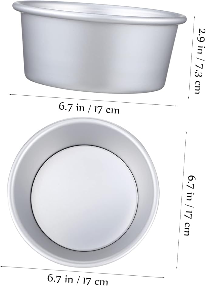 6-Inch Round Cake Tin Set Cake Liners Non-Stick Baking Molds Food-Grade Parchment Paper for Easy Release for Home Baking and Pastry Enthusiasts