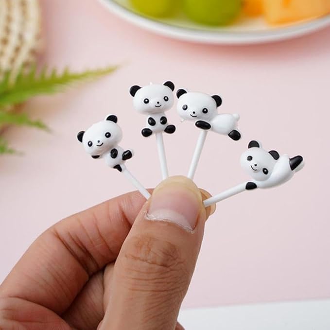 8Pcs Cute Fun Bento Picks Set, Food Picks for Kids,School Lunch Accessories, Cute Animal Fruit Toothpicks,Fruit Food Toothpicks, Lunch Bento Box Picks for Cocktail Picks Bar Tools and Drinkware