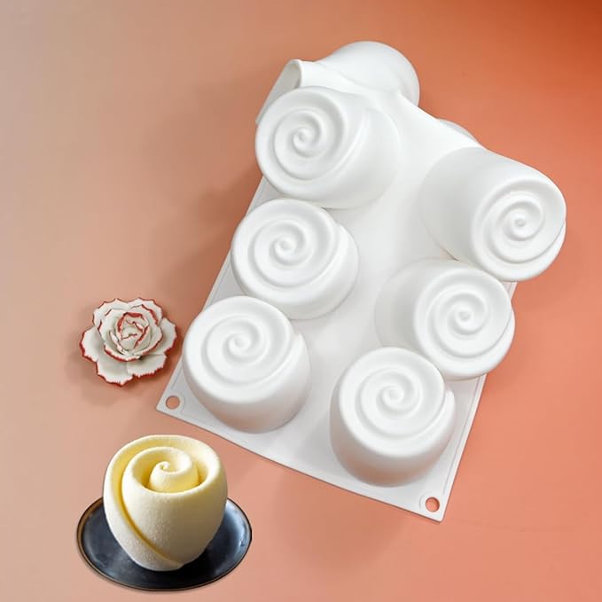 mostsom Honeycomb Molds Silicone Non-Stick Rabbit Cookie Mold Diy Rose Flower Chocolate Mould Used for Jelly, Candy,Biscuits (H_11.6x6.8x2.3 inch)