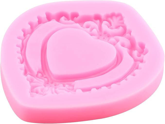 Mujiang Photo Frame Fondant Molds Picture Frames Silicone Mold For Cake Decorating Cupcake Topper Chocolate Candy Polymer Clay Set Of 4