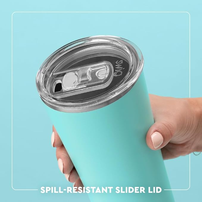 Swig Life 22oz Insulated Tumbler, Travel Coffee Tumbler with Lid, Cup Holder Friendly Travel Coffee Mug, Stainless Steel (Christmas Crew)