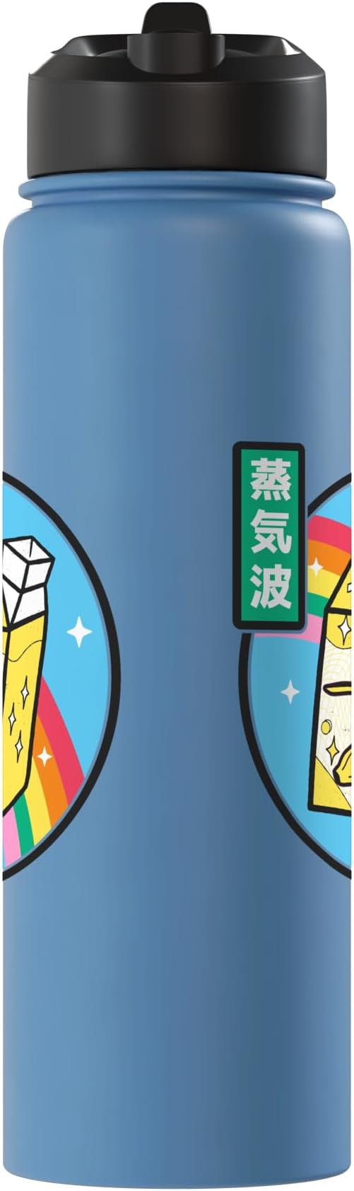 Banana Milk Carton Rainbow Japan Style Otaku Vaporwave Anime Stainless Steel Insulated Water Bottle