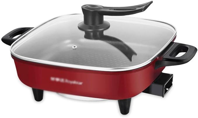 HBJWOV Electric Cooking Pot Multifunctional Electric Hot Pot Intelligent Electric Heating Pot Electric Wok(E)