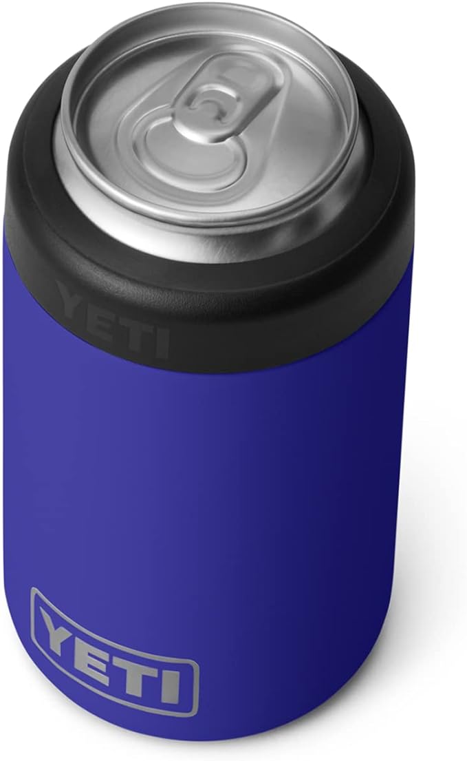 YETI Rambler 12 oz. Colster Can Insulator for Standard Size Cans, Offshore Blue