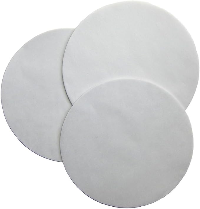 Regency Wraps Parchment Paper Circles For Round Cake Pans, Greaseproof Liners for Non-Stick Baking, 10" (Pack of 50), White