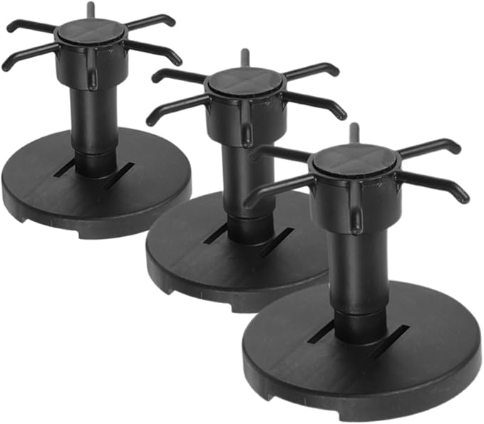 Milisten 3pcs Rotatable Kitchen Utensil Hooks Wall Mounted Plastic Hanger Set Space Saving Hanging Utensil Holder for Kitchen Organization
