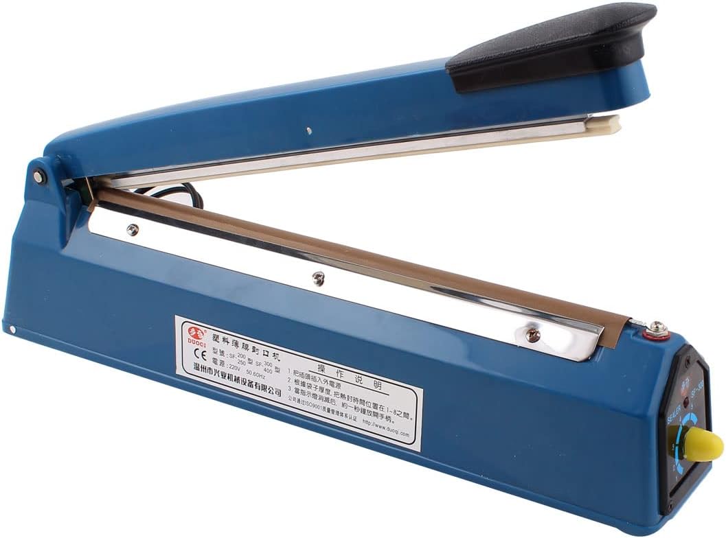 Ruilogod UK Plug AC220V 300mm Impulse Heat Poly Seal Plastic Bags Closer Sealer (id: de8 8fc dd7 6a5 ac7