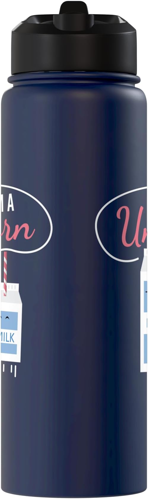 I Am A Unicorn I Milk Funny Funny Milk Carton Fun Unicorn Stainless Steel Insulated Water Bottle