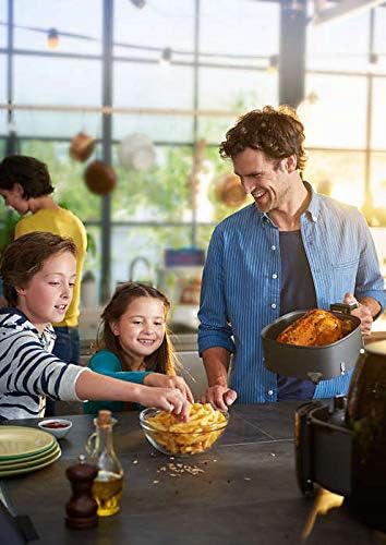 Philips Avance Collection XXL Digital Twin TurboStar Airfryer Black/Silver - HD9654/96 (Renewed)