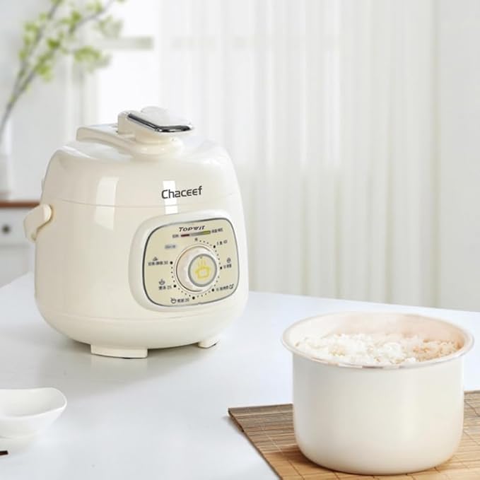 CHACEEF Electric Pressure Cooker, Small Multi-Function Kitchen Appliance for Home Cooking