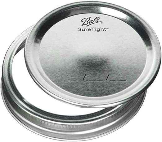 Ball Wide Mouth Glass Mason Jars with Lids and Bands, Used for Canning, Pickling, Juice, Jam, Jelly, Half Gallon Size 64 Ounce (Pack of 36)