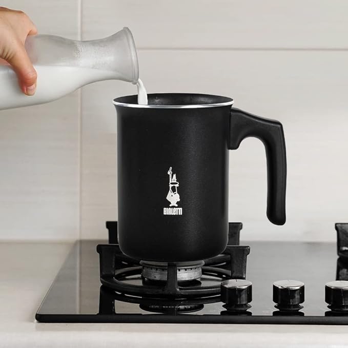 Bialetti 00AGR395 Tutto Crema Milk Frother, Black