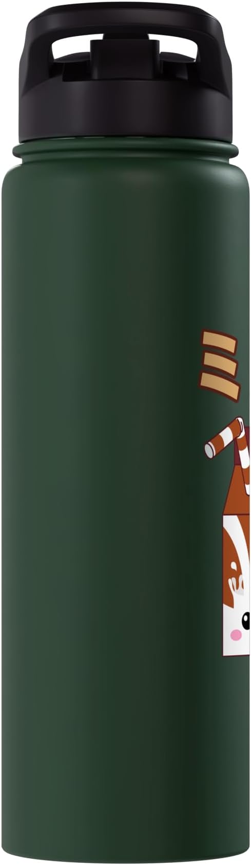 Cute Kawaii Chocolate Milk Japanese Anime Otaku Milkshake Stainless Steel Insulated Water Bottle